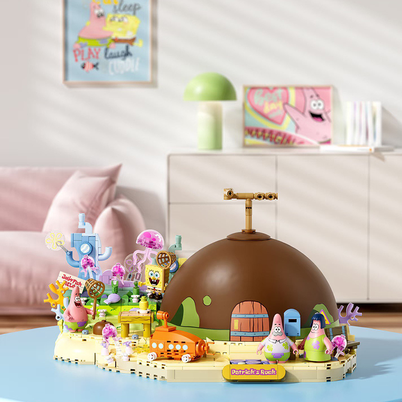 Kids Educational Box - Bob Esponja Patrick Star Rock casa
