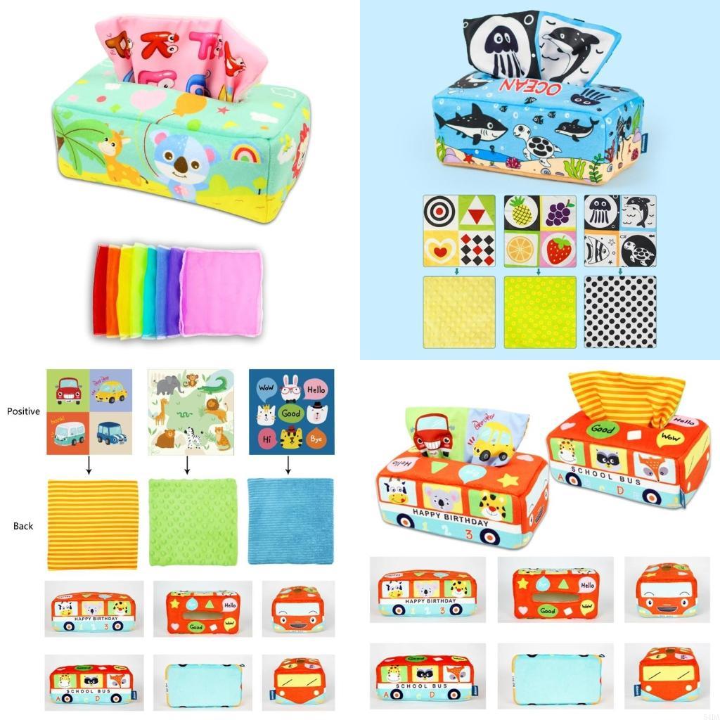 Kids Educational Box - 54DA caja pañuelos sensoriales para niños