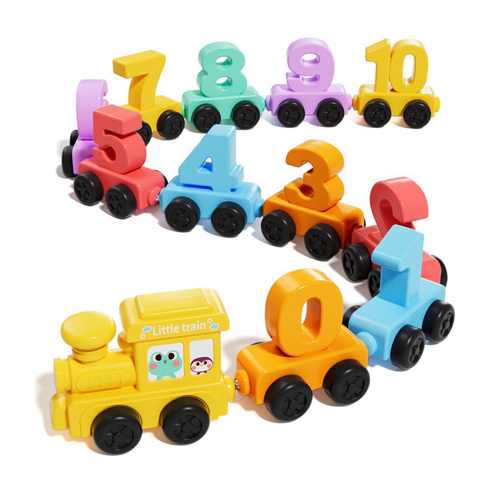 Kids Educational Box - Juguete Educativo Montessori, Tren de Madera