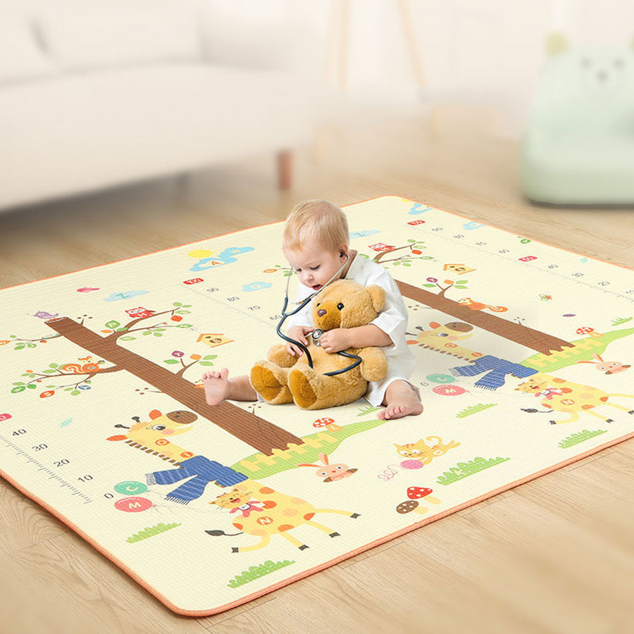Kids Education Rug - Alfombras para gatear para niños, alfombra