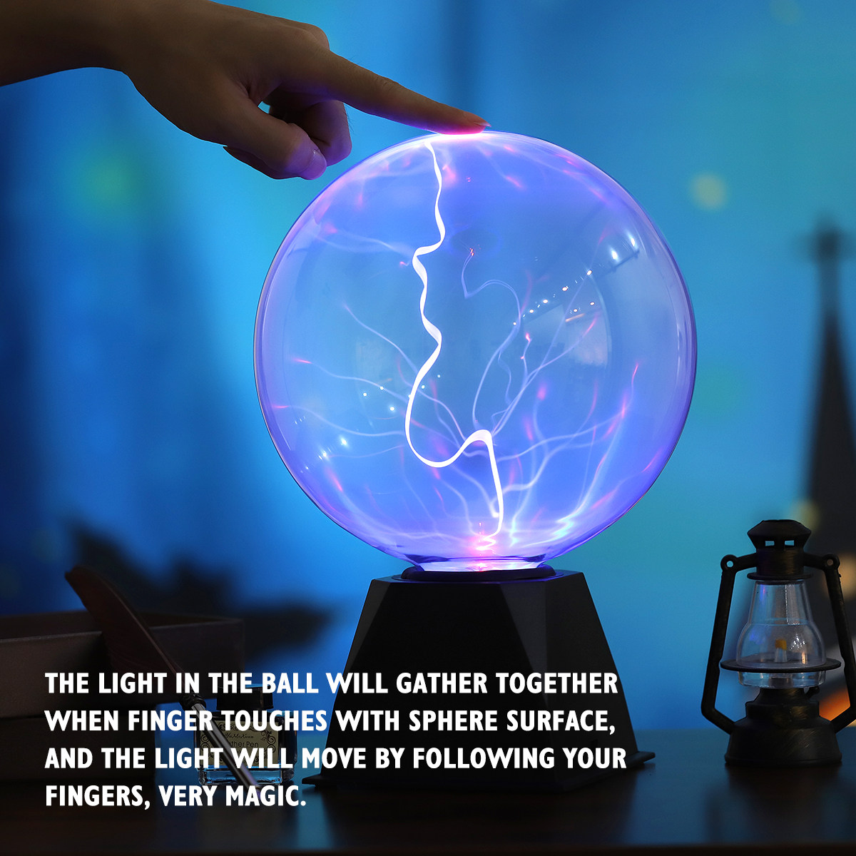 Lámpara de Plasma de 8 Pulgada - Globe Interactive Light reseña y precio