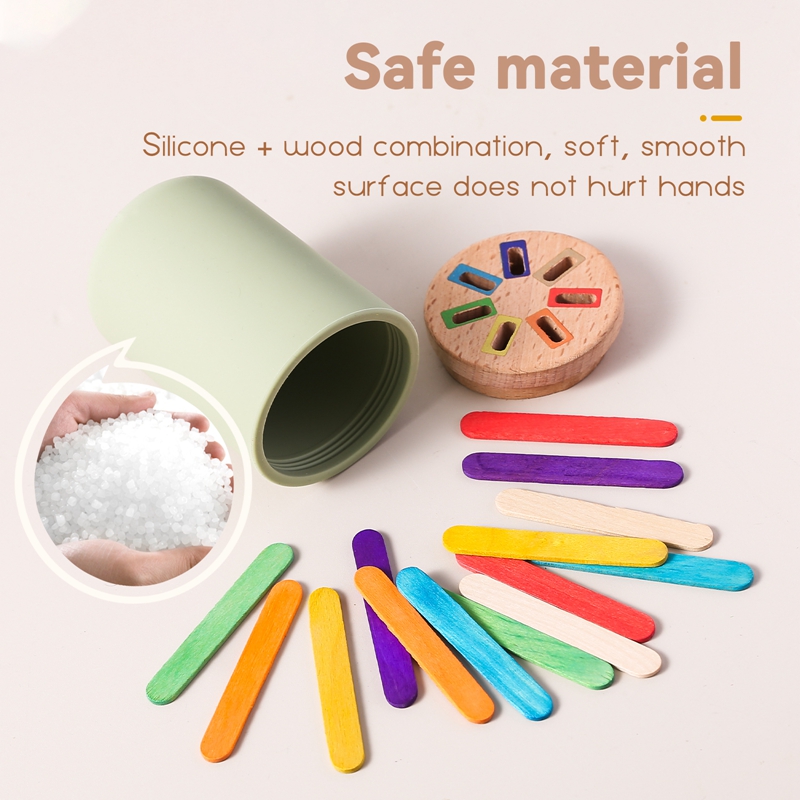 Juguetes de madera Montessori, - Kids Educational Box reseña y precio