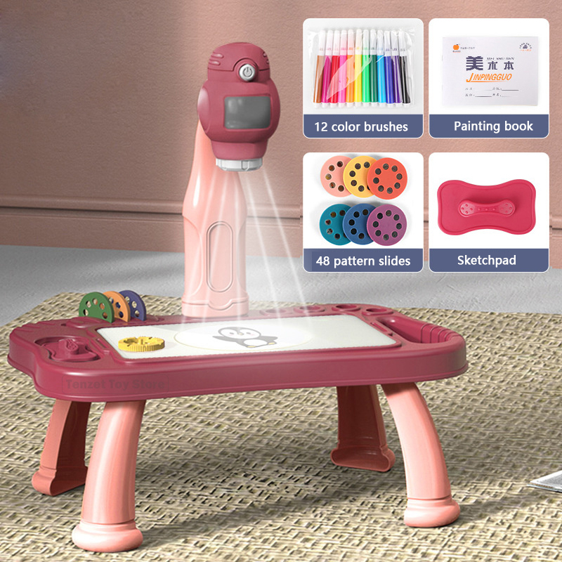 Proyector Led para niños, jueg - Kids Education Desk reseña y precio