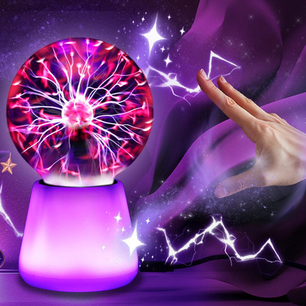 Lámpara de bola de Plasma, glo - Globe Interactive Light reseña y precio